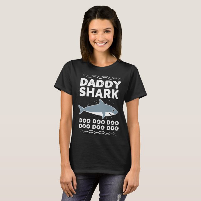 Camiseta tiburón del papá (Anverso completo)