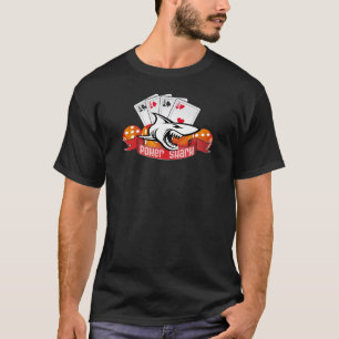 Camiseta Tiburón del póker