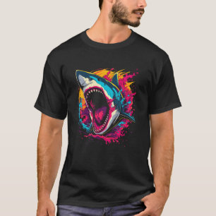 Camiseta Tiburón Depredador Pez Vida Marina Océano Buzo