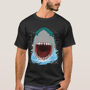 Camiseta tiburón disfraz de mordedura