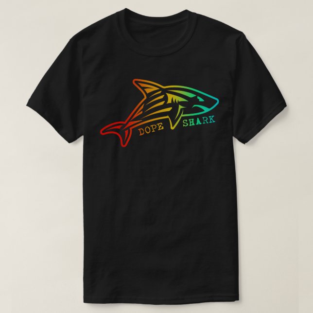 Camiseta Tiburón divertido de verano (Diseño del anverso)