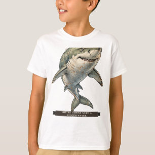 Camiseta Tiburón Divertido para Niños