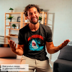 Camiseta Tiburón Divertido Sin Phishing