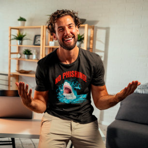 Camiseta Tiburón Divertido Sin Phishing