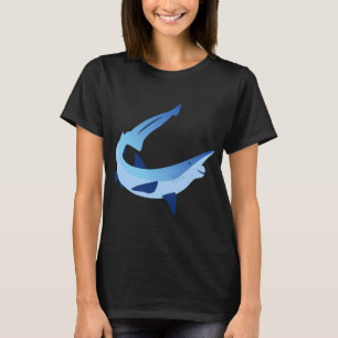 Camiseta Tiburón duende - Azul claro