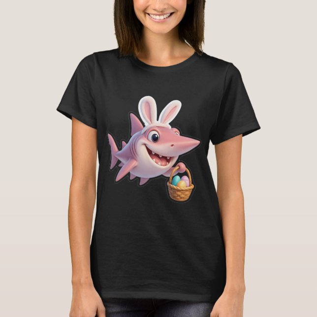 Camiseta Tiburón duende de Pascua (Anverso)