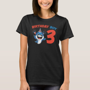 Camiseta Tiburón educado niños tiburones niño de cumpleaños
