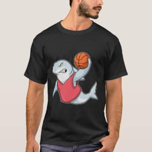 Camiseta Tiburón en deportes con baloncesto