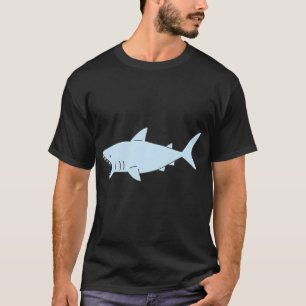 Camiseta Tiburón Enfadado Kawaii