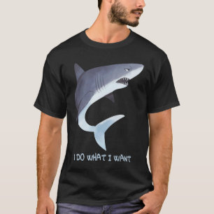 Camiseta Tiburón enojado que hago lo que quiero