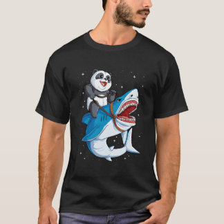 Camiseta Tiburón Espacial Galaxia Panda Jawsome