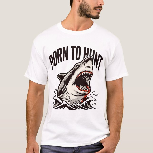 Camiseta Tiburón Feroz Emergente (Anverso)