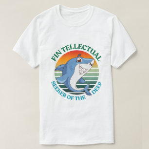 Camiseta Tiburón Fintellectual Buscador de la Profunda Acad