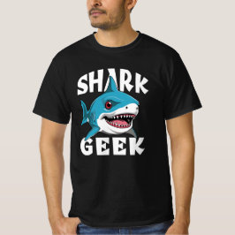 Camiseta Tiburón Geek - Diseño lindo para los amantes del t