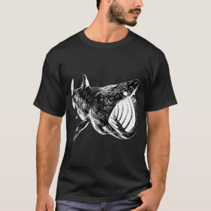 Camiseta Tiburón gigante aterrador