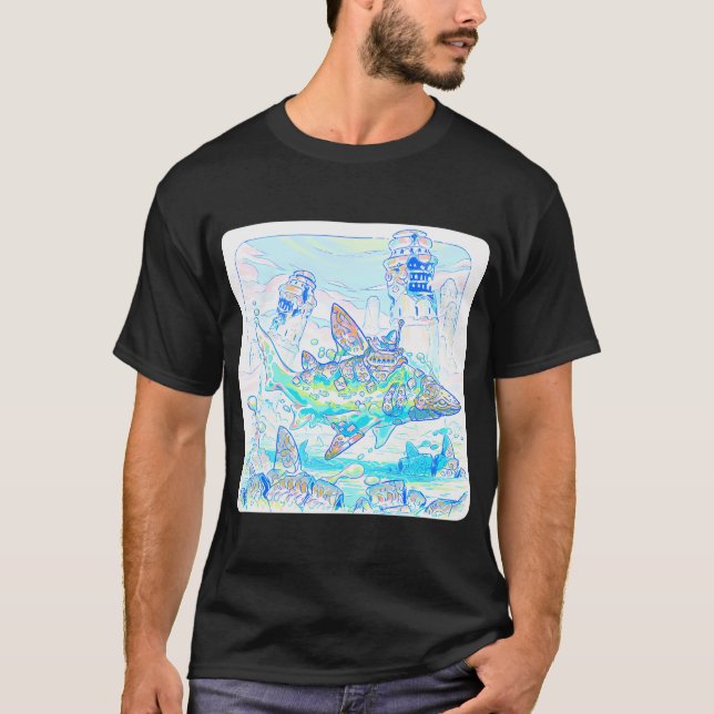 Camiseta Tiburón Golem (Anverso)