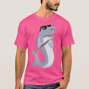 Camiseta Tiburón gracioso de mujeres con gafas de sol jugan