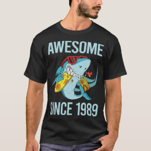 Camiseta Tiburón gracioso - Increíble desde 1989
