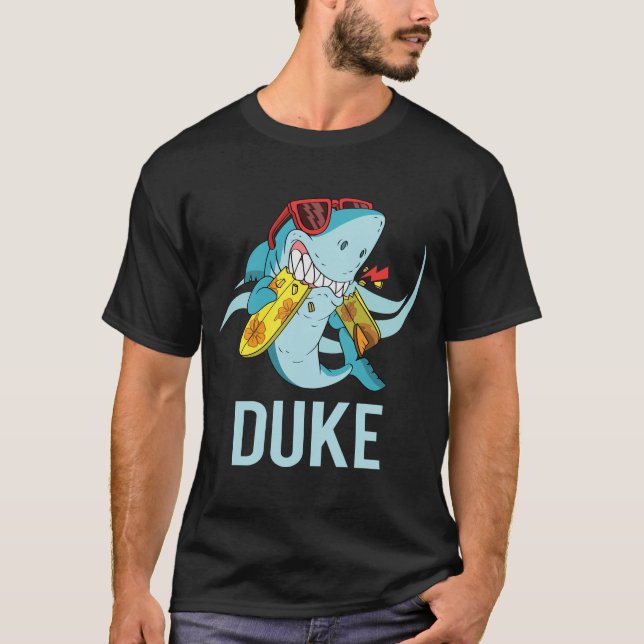 Camiseta Tiburón gracioso - Nombre de duque (Anverso)