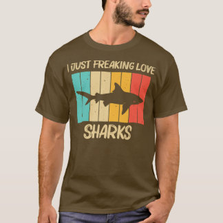 Camiseta Tiburón gracioso para hombres mujeres tigres marti