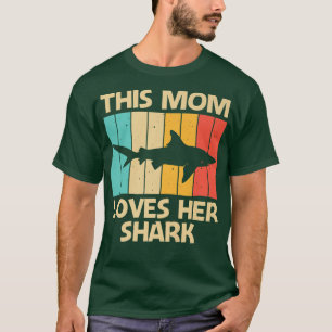 Camiseta Tiburón gracioso para mamá Mama Hammerhead Tiger S