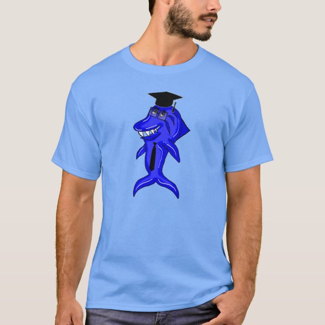 Camiseta Tiburón graduado (Anverso)