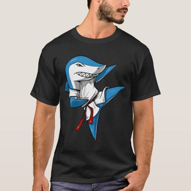 Camiseta Tiburón Karate Ninja (Anverso)