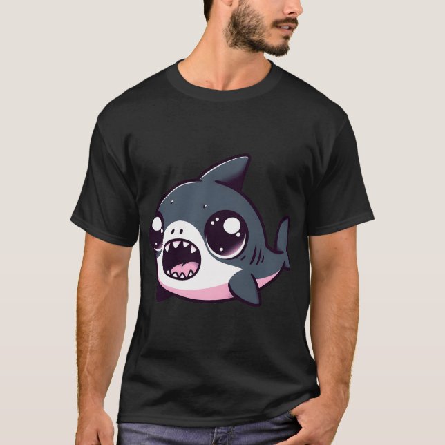 Camiseta Tiburón lindo (Anverso)