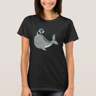 Camiseta Tiburón lindo tiburones divertido bebé nadando Sud