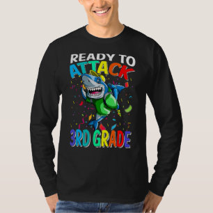 Camiseta Tiburón listo para atacar a niño de tercer grado d