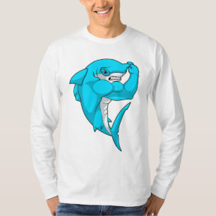 Camiseta Tiburón martillo como culturista en Bodybuilding