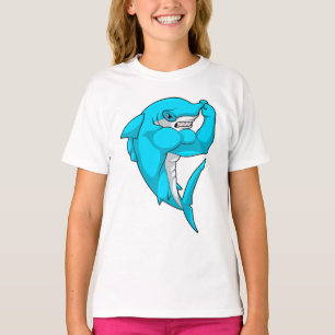 Camiseta Tiburón martillo como culturista en Bodybuilding