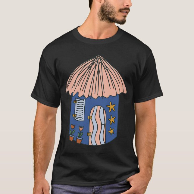 Camiseta Tiburón Martillo Estilo Cartoon (Anverso)