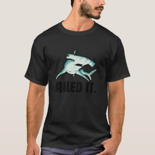 Camiseta Tiburón martillo Océano Mar Pez depredador Escualo