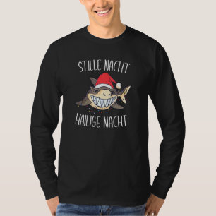 Camiseta Tiburón Navidades nocturnos silenciosos de la casa