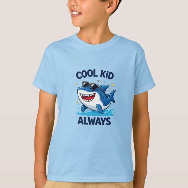 Camiseta Tiburón Niño Genial (Anverso)