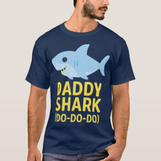 Camiseta Tiburón Papá Diseño de Tiburón Papá Lindo Divertid