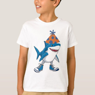 Camiseta Tiburón Personalizado de cumpleaños de Tralero Tra
