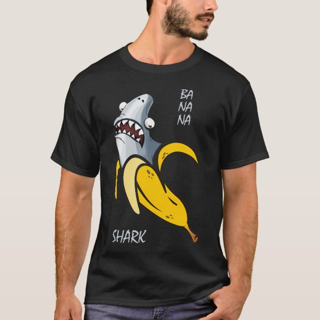 Camiseta Tiburón plátano (Anverso)