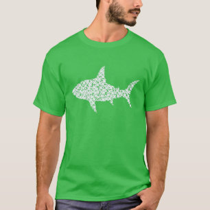 Camiseta Tiburón Shamrock irlandés St Patricks Day Funny Cu