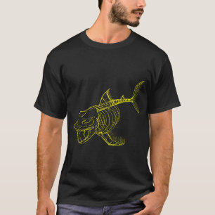 Camiseta Tiburón Skelly (amarillo sin fondo)
