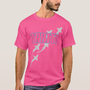 Camiseta Tiburón Tahití Scuba Buceando Scuba Buceando Con T