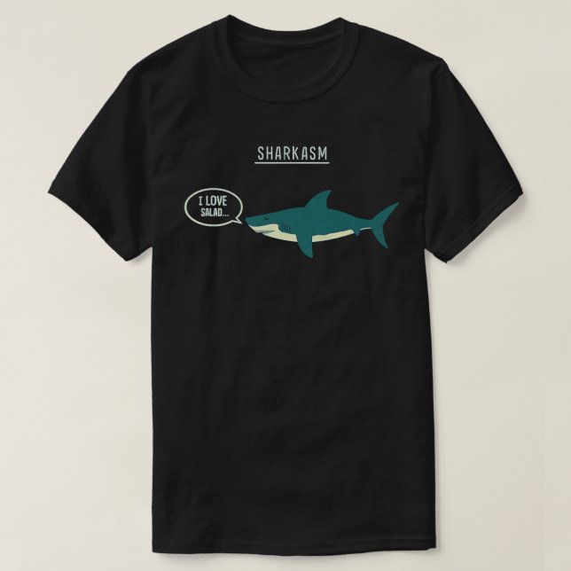 Camiseta Tiburón tiburón tiburón me encanta el chiste de sa (Diseño del anverso)