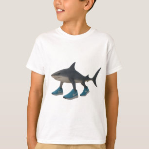 Camiseta Tiburón Tralalero Tralala con zapatos