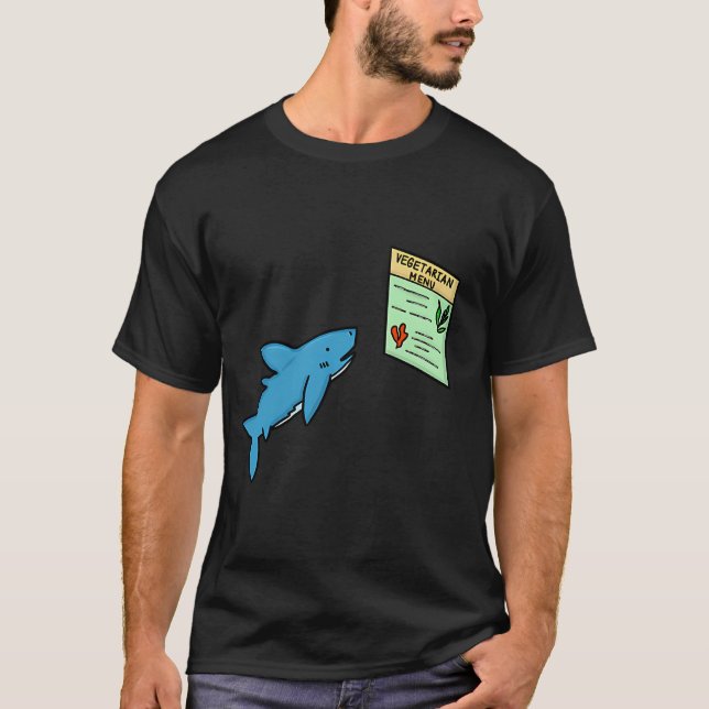Camiseta Tiburón Veggie (Anverso)