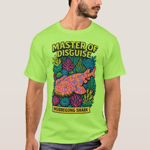 Camiseta Tiburón Wobbegong de Camuflaje de Coral