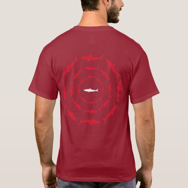 Camiseta Tiburones con timbre fresco (Reverso)