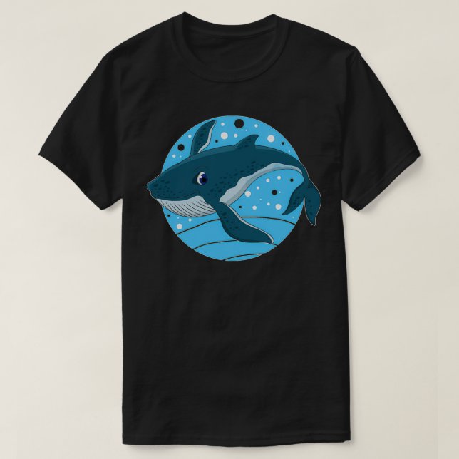 CAMISETA TIBURONES DE BALLENA DE BALLENA AZUL DE BALLENA AZ (Diseño del anverso)