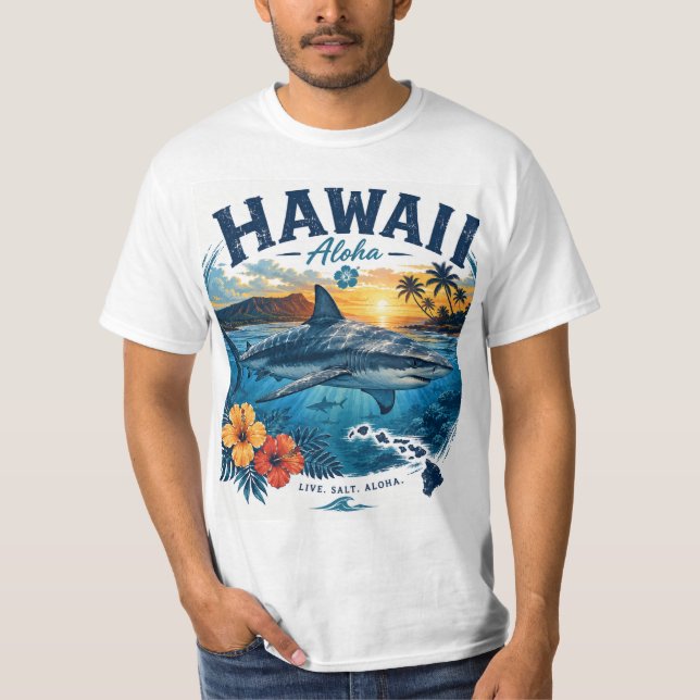 Camiseta Tiburones de Hawái (Anverso)