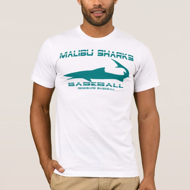 Camiseta Tiburones de Malibu (Anverso)